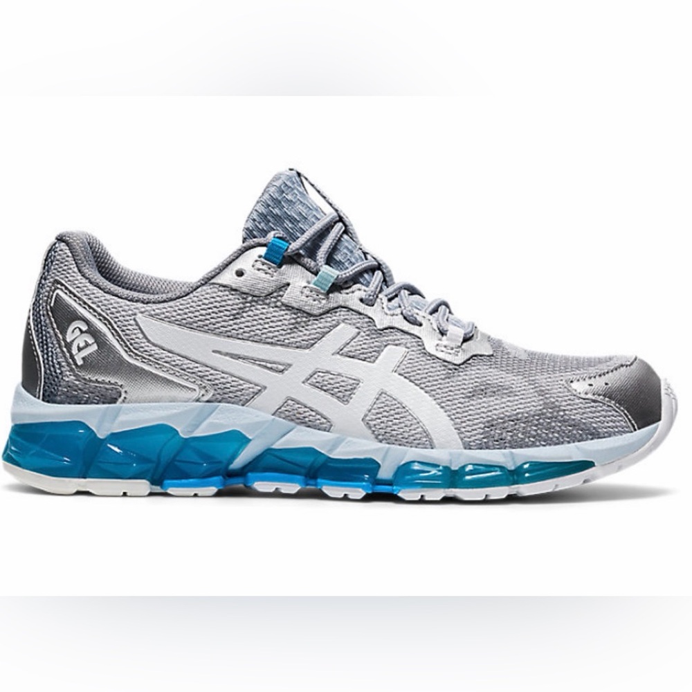 ASICS Women's Gel-Quantum 360 $150 Piedmont Gray/Blue Running Shoes Sz 9 EUC